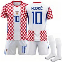 2627 Kroatija namų Nr. 10 Modrič marškinėlių Nr. 14 futbolo uniformų komplektas 16 red