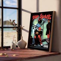 L-Limp Band Bizkit Anime Plakatai Lipnus Baltas Popierius Lipdukas „Pasidaryk pats“ Kambarys Baras Kavinė Kawaii Kambario Dekoracija 42x30cm No Frame