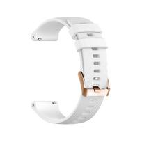 Silikoninė 18 mm laikrodžio apyrankė, skirta Garmin VENU 2S/Vivomove Vivoactive 3S 4S/Forerunner 255S 265S, keičiama apyrankė For Vivomove 3S white