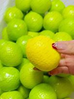 Traškus šokoladinis pyragas Streso kamuoliukas Minkštas žaislas Blokiniai Užpildyti Formuojami Suspaudžiami Kamuoliukai ASMR Sensory Anti Stress Fidget Žaislai Suaugusiems citrina