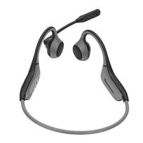 Bone Conduction Headset Bluetooth 5.2 Open Conference Headphone Wireless Stereo Dual Mic Noise Canceling for Work