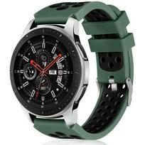 Originalus dirželis Samsung Gear S3 Frontier/Classic Galaxy watch 3 45mm 22mm Silikoninis dirželis Samsung Galaxy Watch 46mm dirželiui Galaxy watch 46mm black