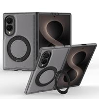 360 rotating bracket is suitable for Samsung ZFold8 folding mobile phone case, Yashi leather magnetic suction Z Flip8 protective case. Z fold5 folds left and right
