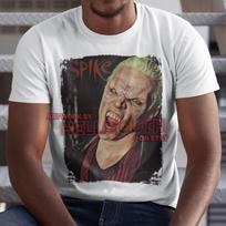Buffy the Vampire Slayer - Spike T Shirt. James Marsters. Men's and Women's all sizes. Grunge. 150 gray