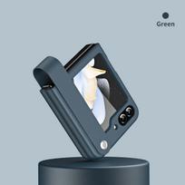 Odos dėklas Samsung Galaxy Z Flip 8 4 5 6 7 5G Flip7 Flip5 Flip6, su rankenos laikikliu, apsaugantis, atsparus smūgiams, madingas dangtelis For Samsung Z Flip 8 gray