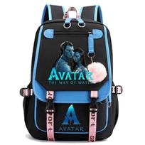Avatar 2 įkvėptas unisex mokyklinis kuprinė paaugliams Anti-Theft 20-35L 14 nešiojamam kompiuteriui suderinamas Streetwear stiliaus drobės krepšys 14