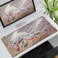 Didelis pelės kilimėlis Žaidimas Monster Hunter Wilds Pelės kilimėlis XXL Natūralaus kaučiuko Klaviatūros kilimėlis Biuro stalo kilimėlis Kompiuterio žaidimų priedai 40cmx90cm