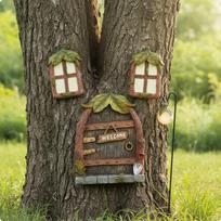 Fairy Door Glow-Nocturnal Decor Eye-Catching for Courtyard, Gardeners