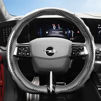 Tinka Opel Anglies Pluošto Tekstūros Vairo Dangtelis Užsegamas Bangos Formos Sportinis Dizainas Apsauginis Korpusas Corsa Nouveau Mokka Astra Gse Grandland sidabras