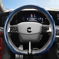 Tinka Opel Anglies Pluošto Tekstūros Vairo Dangtelis Užsegamas Bangos Formos Sportinis Dizainas Apsauginis Korpusas Corsa Nouveau Mokka Astra Gse Grandland mėlyna