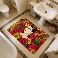 Mexican F-Fridas Floor Mat Rectangle Anti-slip Home Soft Badmat Front Door Indoor Outdoor Mat Hotel Decor Mat 80cm x 160cm