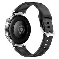 Originalus silikoninis dirželis HUAWEI WATCH GT 7 41mm Sportinis žiedas Pakeičiamos detalės Dryžuotas raštas Dirželis Huawei GT 6 5 4 41mm 18mm Pakeičiamas dirželis Huawei GT 5 41MM juoda