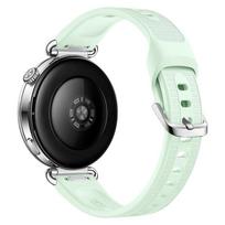 Originalus silikoninis dirželis HUAWEI WATCH GT 7 41mm Sportinis žiedas Pakeičiamos detalės Dryžuotas raštas Dirželis Huawei GT 6 5 4 41mm 18mm Pakeičiamas dirželis Huawei GT 4 41MM žalia