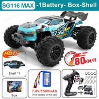 SG116MAX 80KM/H Didelio greičio RC automobilis Bešepetėlis 4WD Visureigis Driftas Nuotolinio valdymo automobilis 1:16 Profesionalių lenktyninių automobilių SG116PRO 40KM/H