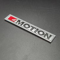 3D Metalinis 4 Motion Logotipas 4motion Emblema Automobilio Galinės Bagažinės Ženklelis Lipdukas VW Tiguan Passat B8 Polo Jetta Golf 4 5 6 7 MK4 MK5 MK6 gray