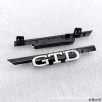 ABS 3D automobilio priekinės grotelių keičiama emblema Volkswagen VW GTI GTD logotipui Golf 8 Rline GTI Polo Jetta Touareg priedai black