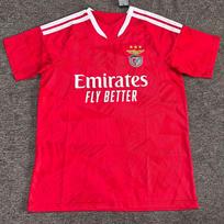 Benfica ''-2027 Namų Fanų Trumpomis Rankovėmis Futbolo Marškinėliai Vyriški Bambuko Pluošto Futbolo Apranga XL red
