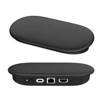 Silicone Protective Case for Google TV Streamer 4K 2024 Washable Dustproof Host Protection Cover Luminous Version black