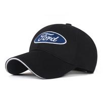 For Ford Focus Explorer Ranger Kuga Mondeo Galaxy Fiesta Ecosport Escape Fusion Transit Running Fishing Sun Hat Baseball Caps blue
