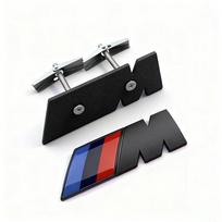 BMW Automobilio Prekės Emblema Grotelės Priekinio Variklio Dangčio Ženklelis Grotelės BMW M M2 M3 M4 M5 E46 E90 E60 F30 F10 E39 E36 F20 G30 G20 E87 E92 E91 X3