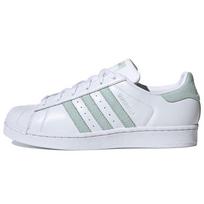 Adidas Womens Superstar 'White Vapour Green' (women's sizes) Cloud White / Vapour Green / Core Black Skateboard Shoes EE7401 42.0 white