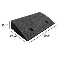 Plastikinis slenkstuko praėjimo rampos 50/70/100mm Automobilio rato rampos Patvari važiuojamosios dalies rampos Vežimėlis 50x27x10cm
