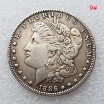 1878-1887 JAV Morgan Sidabrinis Doleris $1 Proginės Monetos Kopija Grynasis Varis Seno Amato Kolekcijos Linksmų Kalėdų Dovana 9#