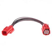 Motorcycle OBD Diagnostic Plug Wide Compatibility Fuel Injection Tester Connector 2Pcs DJ7065Y-0.6-11/21 for EFI Motorbikes extension cable gray