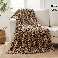 Klasikinis leopardo rašto pledas, minkštas, storas, šiltas flanelės pledas, vintažinis gyvūnų rašto jaukus pledas 150cm*200cm
