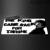 Japan Anime Tokyo Ghoul Mouse Pad Black and White Kaneki Ken Desk Mat Gaming Accessories Laptop Pads Gamer Extended Table Carpet 30cmx60cm