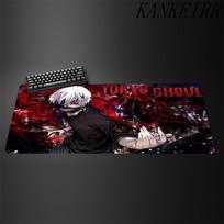 Japan Anime Tokyo Ghoul Mouse Pad Black and White Kaneki Ken Desk Mat Gaming Accessories Laptop Pads Gamer Extended Table Carpet 30cmx60cm