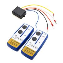 Universalus 12V 50 pėdų belaidžio konsolės gervės nuotolinio valdymo rinkinys, skirtas Jeep ATV visureigiui without battery gray