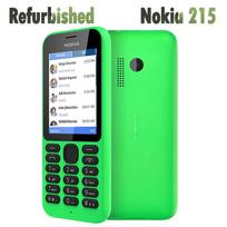 Atnaujintas originalus Nokia 215 mobilusis telefonas su 2 SIM kortelėmis 2 Sim Simple Set balta