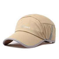 Men Women Mesh Moisture-Waging Quick Dry Baseball Cap Summer Male Originality Adjustable Breathable Sun Visor Fishing Hat Adjustable ruda