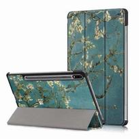 Skirtas „Samsung Galaxy Tab S7 Plus 12.4 SM-T970 T975 Tablet Flip Smart Case“, skirtas Samsung S7 11 colių SM T870 T875 sulankstomas stovo dėklas S7 FE 12.4 T735