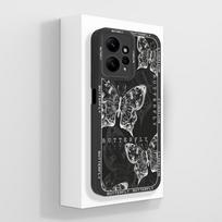 Skirta Xiaomi Redmi Note 12 4G 5G telefono dėklo dangtelis Madingas dizainas smūgiams atsparus kvadratinis telefono krepšys matinis minkštas skystas silikonas ekrano apsauga korpusas buferis Redmi Note 12 5G gray