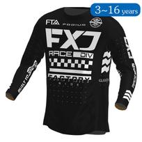 vaikas Motocross Jersey lenktynės Visureigis dviratis MX Enduro MOTO Motociklas berniukas mergaitė vaikas 5 6 7 8 9 10 11 12 13 14 15 16 S-Jersey-kid
