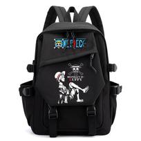 Anime One Piece Vandeniui atsparus Unisex Kuprinė Lengva Knygų krepšys Mokymo priemonės Raštinės reikmenys Studentui Vaikams Dovana Vyrams Moterims Kelioninė Laisvalaikio krepšys Kuprinė