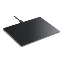 Multi-Touch Trackpad, ypač plona aliuminio USB laidinė jutiklinė pelė, skirta Windows 10/11 staliniam / nešiojamam / nešiojamajam kompiuteriui juoda