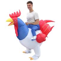 Pripučiamas kostiumas „Rooster“, suaugusiems One size, 150-190cm mėlyna