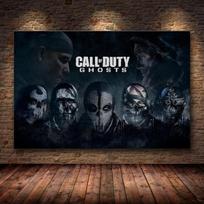 Klasikinis garsus žaidimo plakatas Call of Duty Canvas Tapyba Namų dekoro puošmena Plakatai ir spaudiniai Sieniniai paveikslėliai Cuadros be rėmelio 20*40cm black