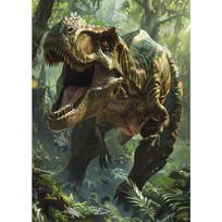 Juros periodo dinozaurai Tiranozaurai Pterodaktiliai Gyvūnai Plakatai Spaudiniai Drobės Tapyba Sienų Paveikslai Miegamojo Namų Dekoras Dovana 50cm×70cm NoFrame