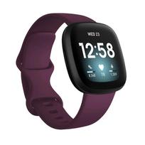 Silikoninis dirželis Fitbit Versa 3 laikrodžio apyrankei Minkštas išmanusis laikrodis Correa sport Apyrankė Fit bit Versa 4 Sense laikrodžio apyrankės priedai L (6.7 - 8.1 inch) black