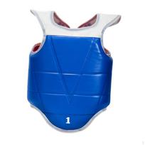 Karate krūtinės apsauga Bokso kūno apsauga Apverčiama Mma įranga Apsauginė pagalvėlė kovos menams S blue