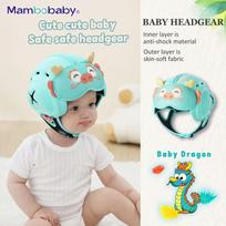 Mambobaby Saugus Anti-Šoko Kūdikio Šalmas Mažylio Galvos Apsauga Galvos Apdangalas Kūdikiui Mokantis Ropoti, Vaikščioti Apsaugoti Nuo Sužeidimų Susitrenkus Kritus One Size blue