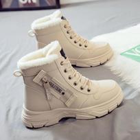 Žieminiai moteriški sniego batai Didesnių dydžių Lauko avalynė Moteriški kasdieniai aukštakulniai platforminiai ankle boots Lengvi šilti moteriški sportbačiai 43 chaki