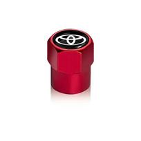 4 vnt. Automobilio ventilio stiebo dangteliai, Vandeniui atsparūs automobilio aksesuarai, Prekės Toyota Yaris Hilux Corolla Prius Avensis Emblema Auris Rav4
