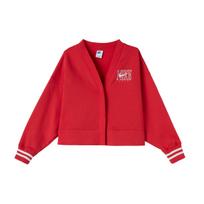Nike Sportswear Patogus Madingas Universalus Ilgomis Rankovėmis Striukė Moteriška Striukė Raudona HJ0947657 M red