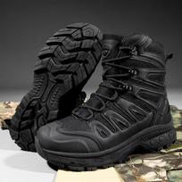 Vyriški kariniai taktiniai batai Unisex Prekės ženklo Ankle Žygio batai Dydis Plius Darbo Armijos Batai Treniruočių Lauko Vandeniui atsparūs Laipiojimo batai 39 black