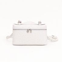 Ostrich Pattern Versatile Lunch Box Bag - New 2025 European & American Style Gigi Handbag, Crossbody & Single Shoulder Small Square Bag balta